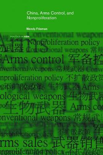 Cover image for China, Arms Control, and Non-Proliferation