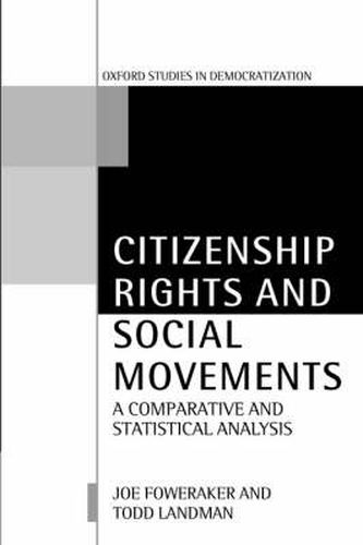 Cover image for Citizenship Rights and Social Movements: A Comparative and Statistical Analysis