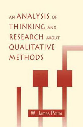 Cover image for An Analysis of Thinking and Research About Qualitative Methods