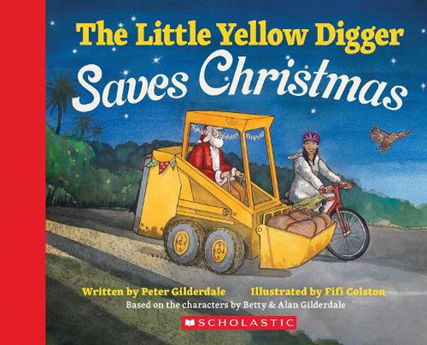 Cover image for The Little Yellow Digger Saves Christmas