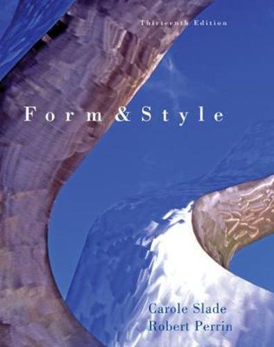 Cover image for Form and Style (with 2009 MLA Update Card)