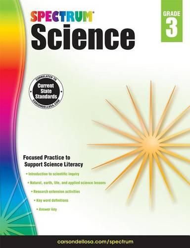 Cover image for Spectrum Science, Grade 3