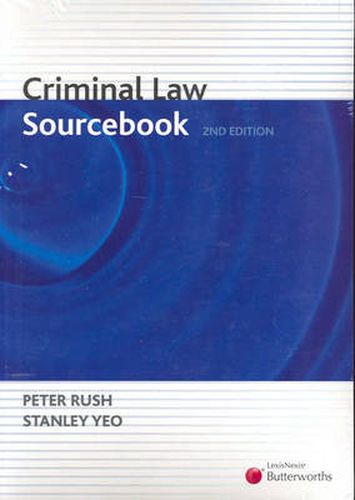 Cover image for Criminal Law Sourcebook