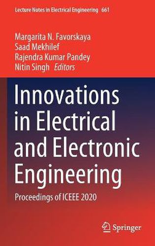 Cover image for Innovations in Electrical and Electronic Engineering: Proceedings of ICEEE 2020