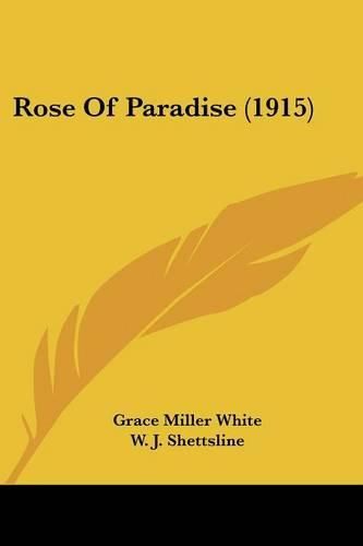 Cover image for Rose of Paradise (1915)