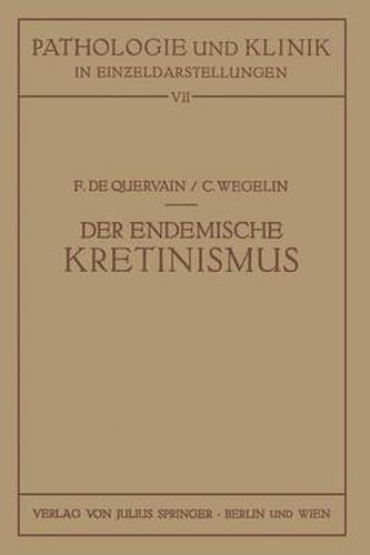 Cover image for Der Endemische Kretinismus