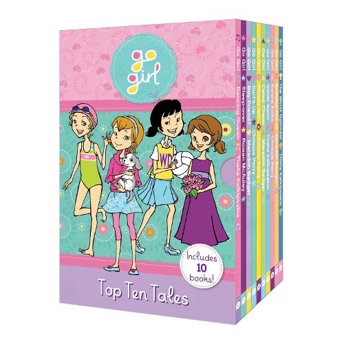 Cover image for Go Girl's Top Ten Tales (10-Book Slipcase)