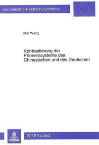 Cover image for Kontrastierung Der Phonemsysteme Des Chinesischen Und Des Deutschen