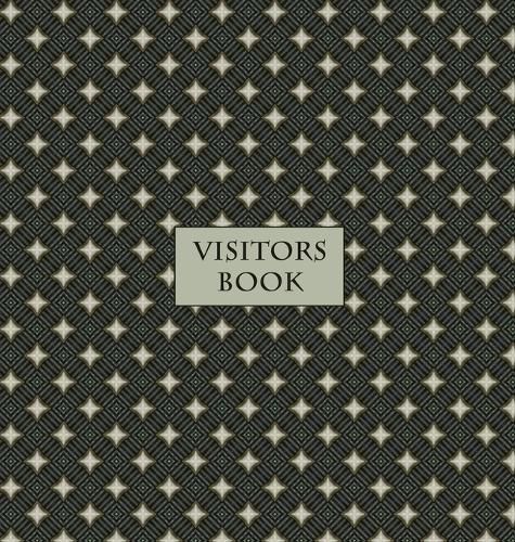 Cover image for Visitors Book (Hardback), Guest Book, Visitor Record Book, Guest Sign in Book: Visitor guest book for clubs and societies, events, functions, small businesses, B&Bs etc