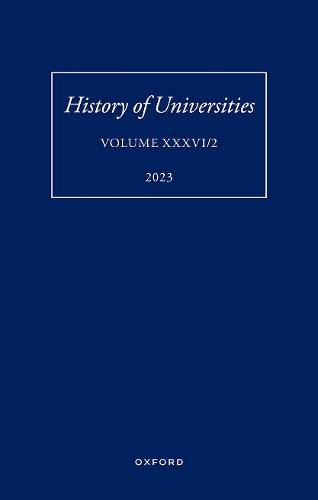 Cover image for History of Universities: Volume XXXVI / 2