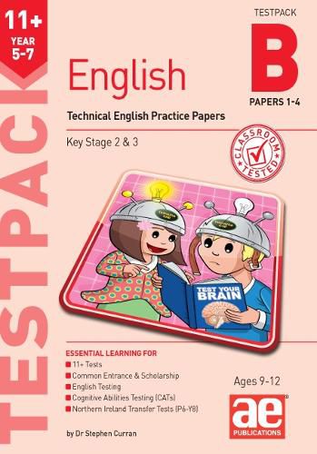 11+ English Year 5-7 Testpack B Practice Papers 1-4