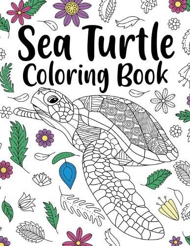 Cover image for Sea Turtle Coloring Book