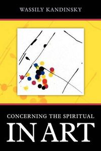 Cover image for Concerning the Spiritual in Art