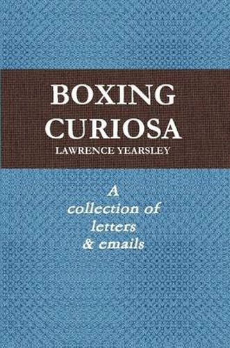 Cover image for Boxing Curiosa