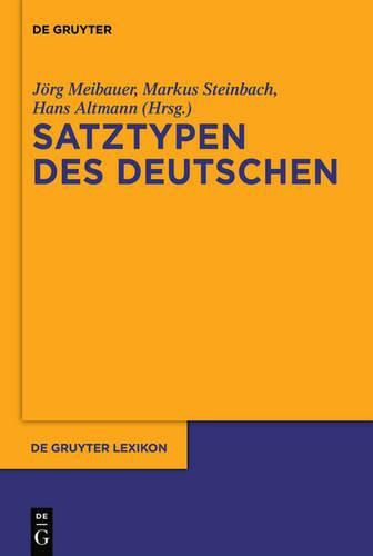 Cover image for Satztypen des Deutschen