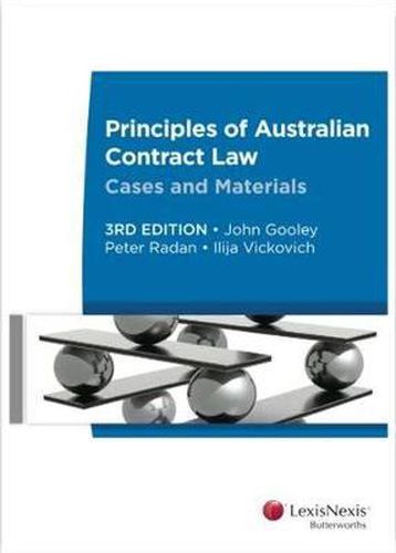 Cover image for Principles of Australian Contract Law - Cases and Materials