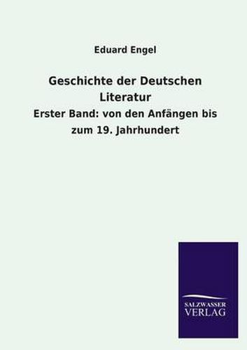 Cover image for Geschichte Der Deutschen Literatur