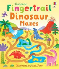 Cover image for Fingertrail Dinosaur Mazes