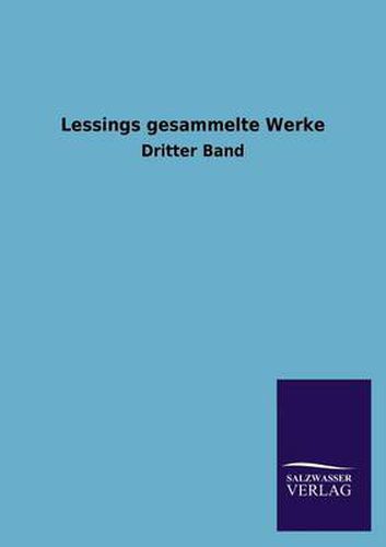 Cover image for Lessings gesammelte Werke