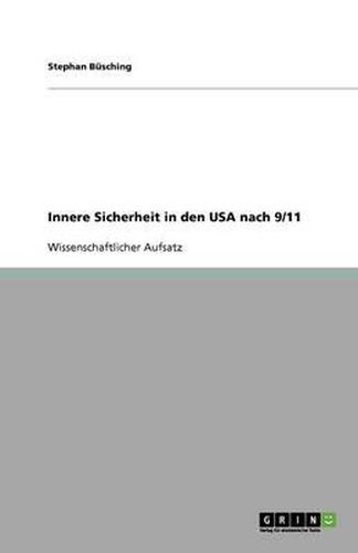 Cover image for Innere Sicherheit in den USA nach 9/11