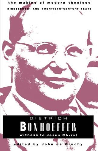 Cover image for Dietrich Bonhoeffer: Witness to Jesus Christ