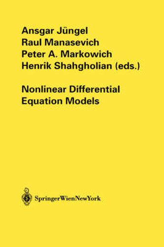 Cover image for Nonlinear Differential Equation Models