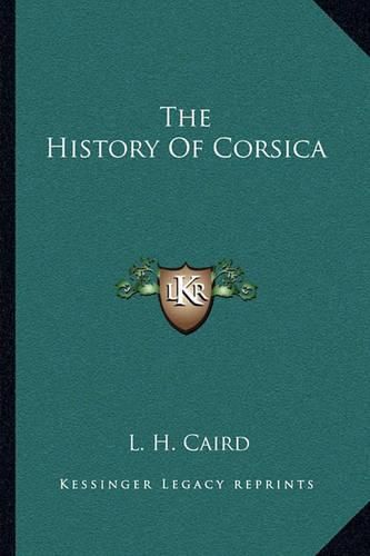 Cover image for The History of Corsica