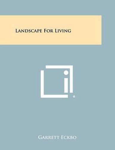 Cover image for Landscape for Living