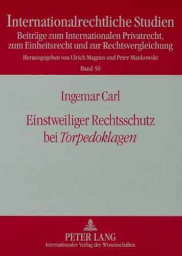 Cover image for Einstweiliger Rechtsschutz Bei Torpedoklagen