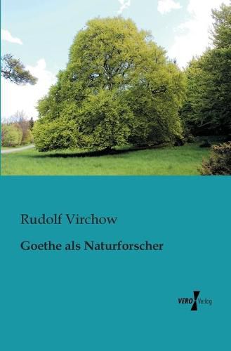 Cover image for Goethe als Naturforscher