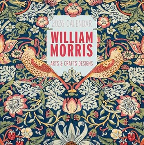 Cover image for 2026 William Morris: Arts & Crafts Designs Wall Calendar