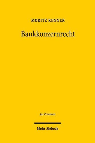 Cover image for Bankkonzernrecht