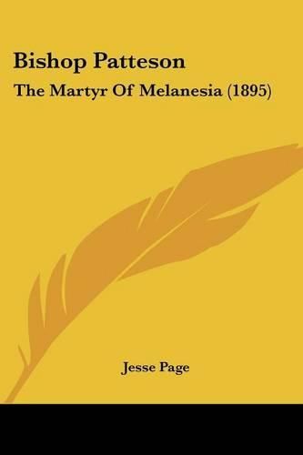 Bishop Patteson: The Martyr of Melanesia (1895)