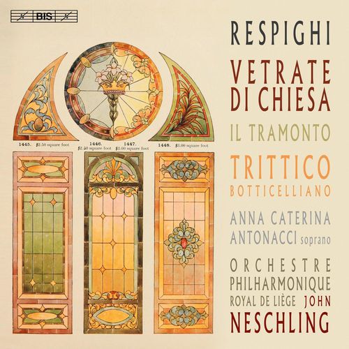 Cover image for Respighi: Vetrate di chiesa, Il tramonto & Trittico botticelliano