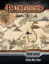 Cover image for Pathfinder Campaign Setting: Iron Gods Poster Map Folio