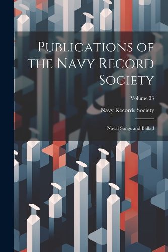 Cover image for Publications of the Navy Record Society