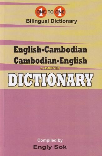 Cover image for English-Cambodian & Cambodian-English One-to-One Dictionary (exam-suitable)
