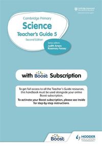 Cover image for Cambridge Primary Science Teacher's Guide Stage 5 with Boost Subscription