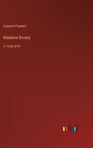 Cover image for Madame Bovary