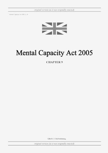 Cover image for Mental Capacity Act 2005 (c. 9)