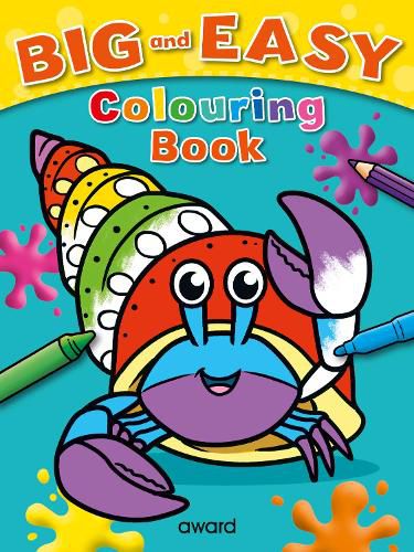 Cover image for Big & Easy Colouring Books: Crab