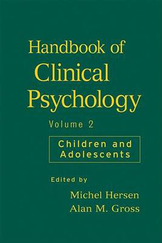 Cover image for Handbook of Clinical Psychology