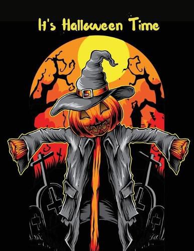 Cover image for It's Halloween Time: Activity & Coloring Book for Kids Ages 4-12 (It's Holiday Time)