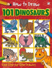 Cover image for How to Draw 101 Dinosaurs