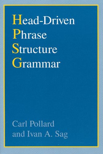 Cover image for Head-driven Phrase Structure Grammar