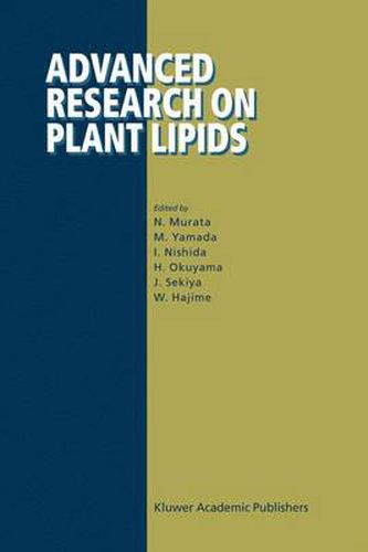 Cover image for Advanced Research on Plant Lipids