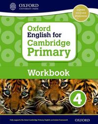 Cover image for Oxford English for Cambridge Primary Workbook 4