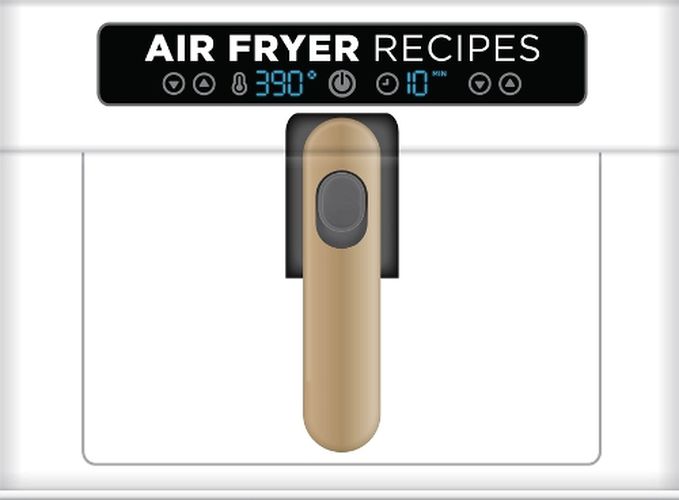 Cover image for Air Fryer Recipes - Recipe Card Collection Tin - 72 Recipe Cards with Photos + 28 Blank Recipe Cards to Write Your Own Recipes + 5 Tabbed Section Dividers