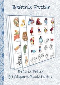 Cover image for Beatrix Potter 99 Cliparts Book Part 4 ( Peter Rabbit )