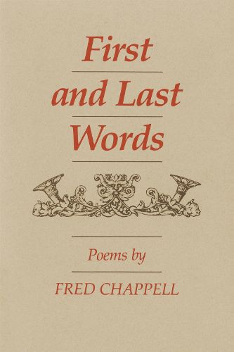 Cover image for First and Last Words: Poems